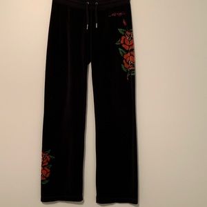 Ed hardy velour joggers size medium